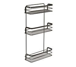 METALTEX 401124000 Origin Lava Regal mit 3 Etagen, TouchTherm, matt schwarz