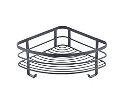 METALTEX 401142000 Origin Lava Eckregal 25x25x13 cm, TouchTherm, matt schwarz