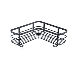 METALTEX 401144000 Origin Lava Eckregal "L" 21x21x13 cm, TouchTherm, matt schwarz