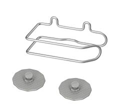 METALTEX Artic Toilettenpapierhalter mit Polytherm Frost Beschichtung / EasyFix / Aufhängung
