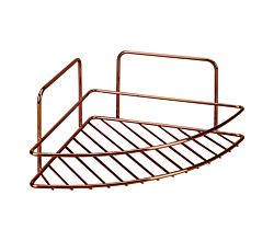 METALTEX 403510000 Reflex Eckablage 23 x 23 x 11 cm Polytherm Copper / Badezimmer Regal kupferfarbig