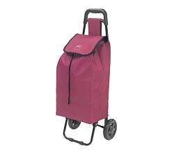 METALTEX 415205008 Shopping - Trolley DAPHNE 40 Liter, bordeaux, mit Regenschirmtasche / Einkaufswagen / Rollwagen