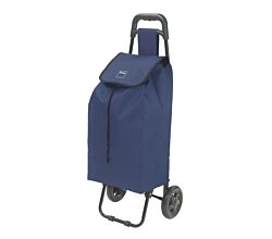 METALTEX 415205009 Shopping - Trolley DAPHNE 40 Liter, blau, mit Regenschirmtasche / Einkaufswagen / Rollwagen