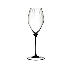 RIEDEL 4884/28D FATTO A MANO Performance Champagnerglas - Schwarzer Stiel