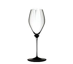RIEDEL 4884/28N FATTO A MANO Performance Champagnerglas - Schwarze Bodenplatte