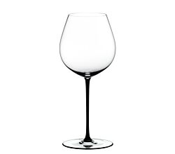 RIEDEL 4900/07B FATTO A MANO Pinot Noir Weinglas - Stiel SCHWARZ