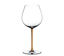 RIEDEL 4900/07O FATTO A MANO Pinot Noir Weinglas - Stiel ORANGE