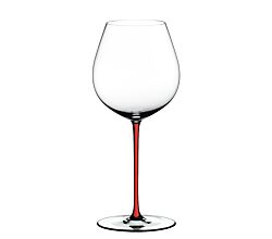 RIEDEL 4900/07R FATTO A MANO Pinot Noir Weinglas - Stiel ROT