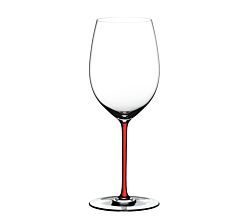 RIEDEL 4900/0R FATTO A MANO Cabernet / Merlot Weinglas - Stiel ROT
