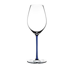 RIEDEL 4900/28D FATTO A MANO Champagner/Weinglas - Stiel DUNKELBLAU