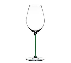 RIEDEL 4900/28G FATTO A MANO Champagner/Weinglas - Stiel GRÜN