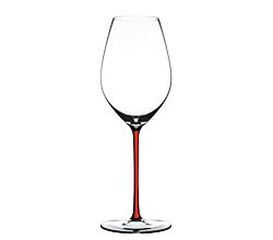 RIEDEL 4900/28R FATTO A MANO Champagner/Weinglas - Stiel ROT
