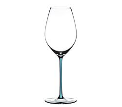 RIEDEL 4900/28T FATTO A MANO Champagner/Weinglas - Stiel TÜRKIS