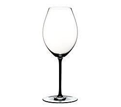 RIEDEL 4900/41B FATTO A MANO Syrah Weinglas - Stiel SCHWARZ