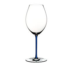 RIEDEL 4900/41D FATTO A MANO Syrah Weinglas - Stiel DUNKELBLAU