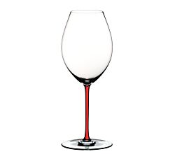 RIEDEL 4900/41R FATTO A MANO Syrah Weinglas - Stiel ROT