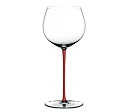 RIEDEL 4900/97R FATTO A MANO Oaked Chardonnay Weinglas - Stiel ROT