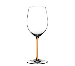 RIEDEL 4900/0O FATTO A MANO Cabernet / Merlot Weinglas - Stiel ORANGE