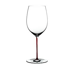 RIEDEL 4900/0DR FATTO A MANO Cabernet / Merlot Weinglas - Stiel DRACHENROT