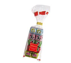 Storz Glückswürfel 10 Stk. im Beutel (100 g) / Schokolade / Haselnuss Nougat Würfel