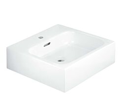 KLUDI PLUS Waschtisch aus weißem Kristallporzellan / Waschbecken / Porzellanbecken