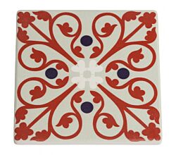 Medina Untersetzer Sefrou, Keramik/Kork, 9,5 x 9,5 x 0,75 cm, DU0010