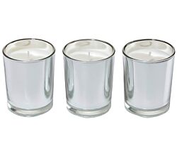 Ritzenhoff 5090001 Duftkerze 3er-Set AROMA NATURALS LUXERY Coconut & Lime Verbenna 