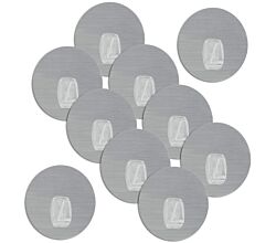 10er SET METALTEX 294802000 Klebehaken wiederverwendbar Ø 85 mm