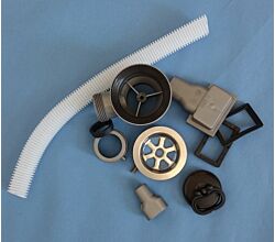 PYRAMIS Stopfenventil Ø 60 mit Überlauf im Becken / Ab- und Überlaufgarnitur / Ersatzteil