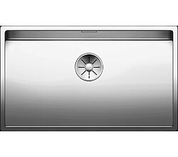 BLANCO Spüle CLARON 700-IF Edelstahl Seidenglanz mit InFino®-Ventil in Handbetätigung / Edelstahlbecken