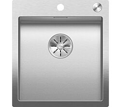 BLANCO Spüle CLARON 400-IF/A Edelstahl Seidenglanz mit InFino®-Ventil u. PushControl® / Edelstahlbecken