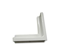 Schlittenrückwand weiß für den Ritter Allesschneider AES 62 SL weiß / Schlitten - Rückwand / Ersatzteil / Zubehör