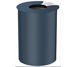 Rossignol 56206 Urbis Abfallbehälter zum Aufstellen oder Befestigen 60 L, Farbe Anthrazit Matt