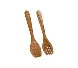 METALTEX 580630010 Salatbesteck 30 cm aus Olivenholz