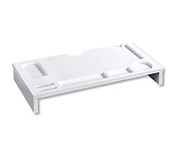 KESPER 5882113 Schreibtisch-Organizer & Monitorständer, weiß