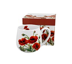 DUO FLORAL Fassbecher 430 ml CLASSIC POPPIES New Bone China Porzellan