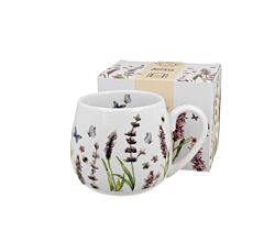 DUO FLORAL Fassbecher 430 ml CLASSIC LAVENDER New Bone China Porzellan