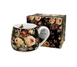 DUO FLORAL Fassbecher 430 ml WARDA New Bone China Porzellan