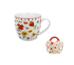 DUO ETNO Becher 460 ml PASTEL New Bone China Porzellan