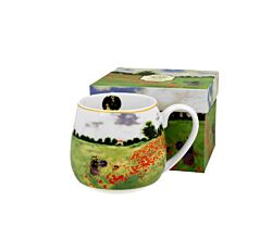 DUO ART GALLERY Fassbecher 430 ml POPPY FIELD New Bone China Porzellan