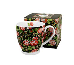 DUO ETNO Jumbobecher 480 ml CRACOVIAN mit Fuß, New Bone China Porzellan