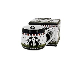 DUO ETNO 34318 Fassbecher 430 ml INDIGO New Bone China Porzellan