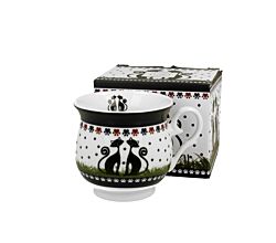 DUO ETNO 34332 Becher 500 ml INDIGO New Bone China Porzellan