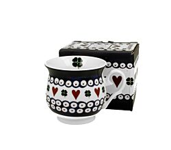 DUO ETNO 34394 Becher 500 ml INDIGO New Bone China Porzellan