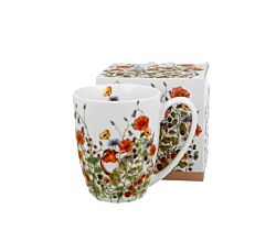 DUO FLORAL Klassischer Becher 350 ml WILD BIRD New Bone China Porzellan