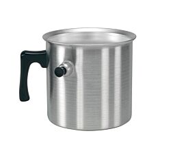 Karl Krüger 297 Wasserbadkocher 2,0 Liter Aluminium geschliffen / Simmertopf