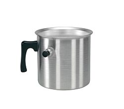 Karl Krüger 295 Wasserbadkocher 1,0 Liter Aluminium geschliffen / Simmertopf