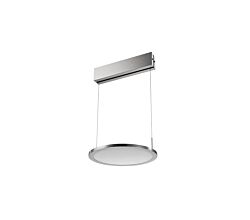 Wipo 7065032 Pendelleuchte PLATE 1R LED edelstahlfarbig eloxiert