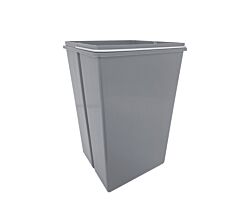 WESCO Ersatzeimer 15 L für Abfallsammler DOUBLE-BOY 410 X / 300-2, alugrau (Art.-Nr. 8011912)