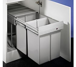 WESCO 787911-85 Abfallsorter 40 (2x20) Liter DOUBLE 4 ab 40 cm Schrankbreite